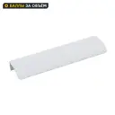 Мебельная ручка-профиль Мура белый 448 мм