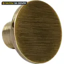 Мебельная ручка-кнопка Аян бронза