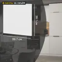 Фасад для кухонного ящика Инта 39.7x38.1 см Delinia ID МДФ цвет белый