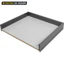Ящик выдвижной Flowbox 45x10.4x50.4 см сталь/ЛДСП цвет антрацит