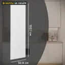 Фасад для кухонного шкафа Висла 32.9x102.1 см KONSENSA МДФ цвет белый