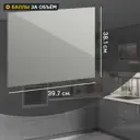 Фасад для кухонного ящика Аша грей 39.7x38.1 см Delinia ID ЛДСП цвет светло-серый