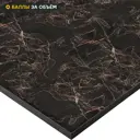 Столешница Компакт Мрамор 120x80x1.6 см HPL пластик цвет чёрный