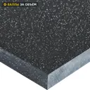 Столешница Найт 120x60x2 см искусственный камень цвет чёрный