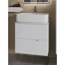 Тумба с раковиной Topline FLIPTUS60W-7600W подвесная 60 см цвет белый