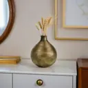 Ваза Evis Анита гипс цвет коричневый 15x12.8 см