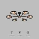 Потолочный светильник в стиле лофт EUROSVET 70121/6 черный