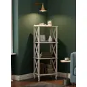 Стеллаж с полками Wissar home 49.4x132.4x40.4 см МДФ цвет дуб