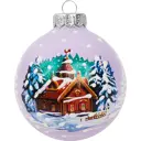 Шар Волшебный домик КУ-80-214177 Коломеев 8x9 см