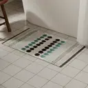 Коврик для ванной Fixsen Lotus 50x80 см цвет серо-голубой