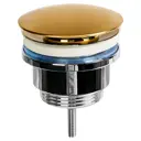 Выпуск для раковины MONLID 40 мм клик-клак с переливом бронза