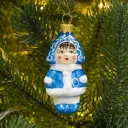 Ёлочное украшение «Снегурочка внучка» N1