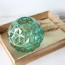 Ваза Maria стекло бирюзовая 19 см