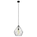 Светильник подвесной Eglo Vintage 49257 1 лампа 4 м² цвет черный