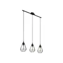 Светильник подвесной EGLO Tarbes 94189 3 лампы 10 м² цвет черный