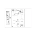 Люстра светодиодная Eglo MURMILLO 96774 3 лампы