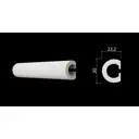 Молдинг Decor-dizayn DD635 на стену и потолок полистирол белый 2000x23.2x23.5 мм 1 шт