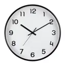 Часы настенные Troykatime Классика круглые пластик цвет белый бесшумные ø31 см