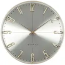 Часы настенные Dream River 3D круглые металл цвет серебро бесшумные ø40 см