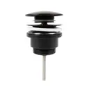 Донный клапан для раковины Bond BV0388 10 см ø32 клик-клак цвет черный