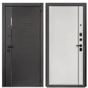 Дверь входная металлическая Борно 56 88x205 см правая серый