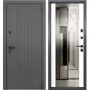 Дверь входная металлическая Torex 86x205 см правая клауд скай бьянко с зеркалом