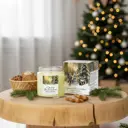 Ароматическая свеча Arida Home Мороз и мандарин 6.8 см цвет разноцветный