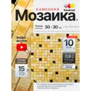 Мозаика стеклянная Керамоград Mg129_10 30x30 см цвет жёлтый/золотой