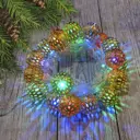 Электрогирлянда комнатная Нить 5.5м 20 ламп разноцветный свет