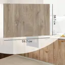 Фасад для кухонного шкафа Зея 59.7x38.1 см Delinia ID ЛДСП цвет коричневый