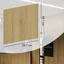 Фасад выдвижного ящика Верея 39.7x38.1 см DELINIA ID ЛДСП цвет Светлое дерево