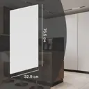 Фасад кухонного шкафа София 32.9x76.5 см DELINIA ID ЛДСП цвет белый