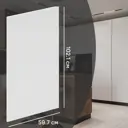 Фасад кухонного шкафа София 59.7x102.1 см KONSENSA ЛДСП цвет белый