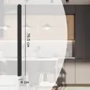 Фасад кухонного шкафа София 4x76.5 см KONSENSA ЛДСП цвет серый