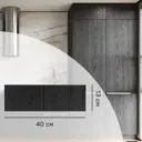 Фасад кухонного шкафа Канск 40x13 см KONSENSA МДФ цвет черный