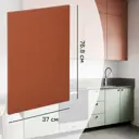 Фальшпанель для кухонного шкафа Тара 37x76.8 см KONSENSA МДФ цвет терракотовый