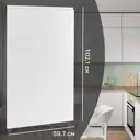 Фасад кухонного шкафа Токио 59.7x102.1 см DELINIA ID МДФ цвет белый