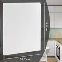 Фасад кухонного шкафа Токио 59.7x76.5 см DELINIA ID МДФ цвет белый