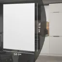 Фальшпанель для кухонного шкафа Инта 58x76.8 см Delinia ID МДФ цвет белый