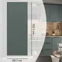 Фасад для кухонного шкафа Инта 39.7x102.1 см Delinia ID МДФ цвет зеленый
