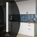 Угол для кухонного шкафа Котлас 4x77 см KONSENSA МДФ цвет белый