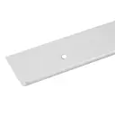 Планка для столешницы торцевая под 3D кромку 0.4 см цвет матовый хром