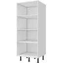 Полуколонка напольная 137.6x56x60 см Delinia ID ЛДСП цвет белый