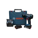 Дрель-шуруповерт аккумуляторная ударная бесщеточная Bosch Professional GSR 18V-50 06019H5020, 18 В Li-Ion 2x2 Ач