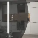 Угол для кухонного шкафа Инта 4x76.5 см Delinia ID МДФ цвет белый