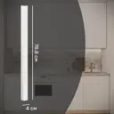 Угол для кухонного шкафа Висла 4x76.8 см KONSENSA МДФ цвет белый