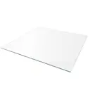 Полка в шкаф 26.5х32x0.4 см стекло цвет прозрачный