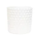 Кашпо Драже Композит d 15 см 14.9 см 1.82 л бетон серый/серебристый