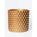 Кашпо Драже Композит d 15 см 14.9 см 1.82 л бетон жёлтый/золотой