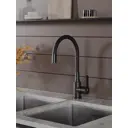 Смеситель для кухни Agger A3100544 гибкий излив 20.4 см цвет черный
